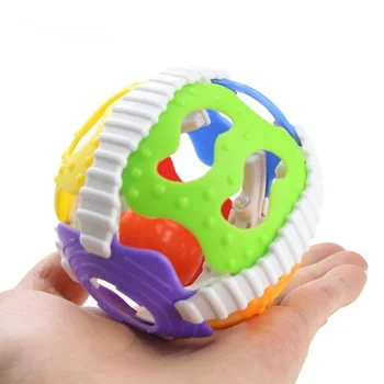 

Baby Toys Fun Little Loud Bell Ball Baby Ball Toy Rattles Develop Baby Intelligence Baby Activity Grasping Toy Hand Bell Rattles