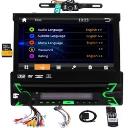 Сенсорный экран автомобиля стерео один DIN 1DIN gps навигации Bluetooth AM/FM RDS радио UI USB TF SD карты Авто ссылка DVD плеер Med