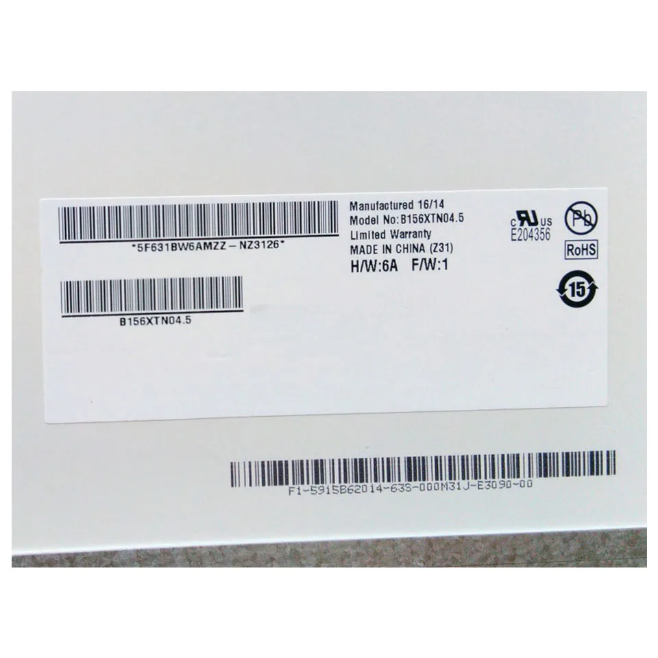 B156XTN04.5 