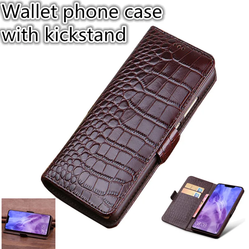  ZD06 Luxury Business Genuine Leather Wallet Case for iPhone XS Max(6.5') Flip Case for iPhone XS Ma
