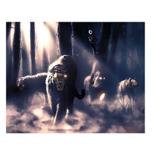 Картина по номерам DIY Безрамное украшение Картина Настенная Картина на холсте масляная живопись для взрослых детей обучающих начинающих