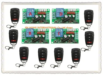 

AC220V 1CH 10A wireless remote control switch system teleswitch 8X Transmitter + 4X Receiver relay smart house z-wave JRL-220V-1