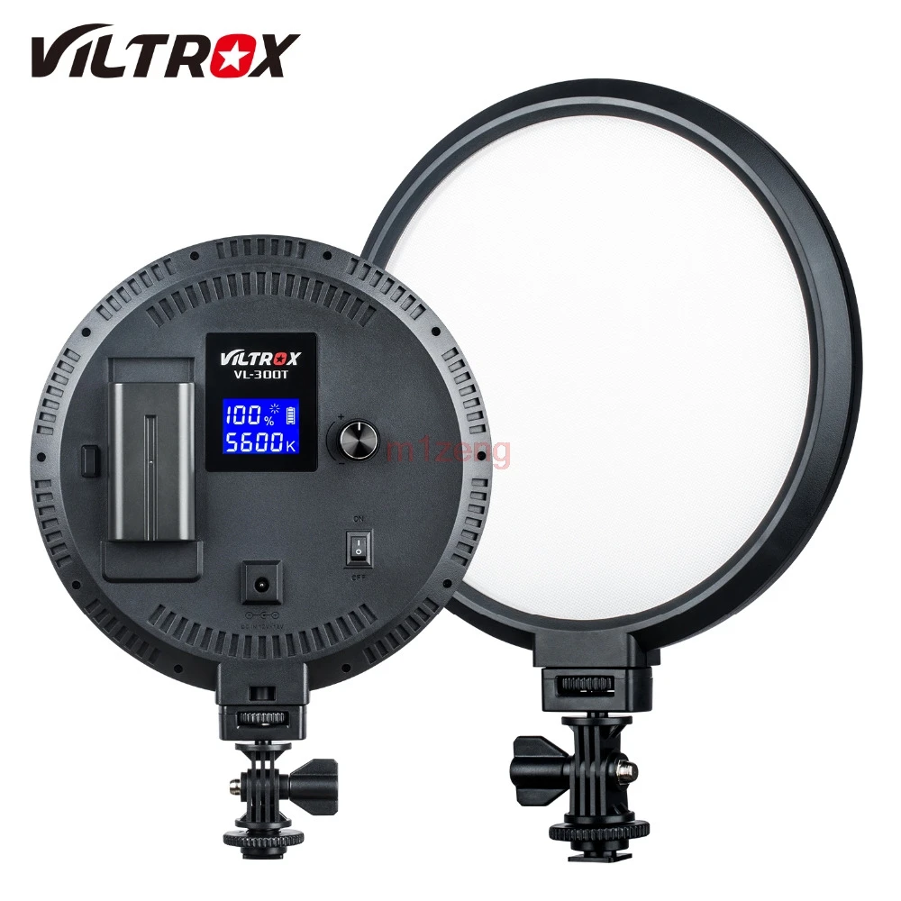 

VL300T 18W Slim Dimmable LED Video Ring Flash Light for Canon nikon pentax camera shooting YouTube Video show Live