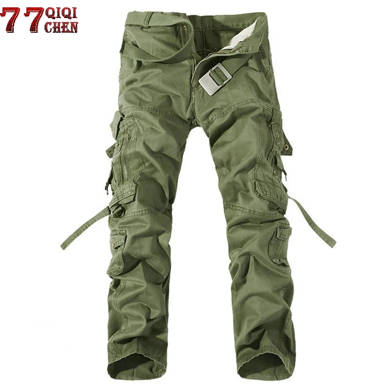 Prix Nouveau 2018 marque militaire Cargo pantalon hommes multi poche solide global mâle en plein air Long pantalon hommes de haute qualité tactique pantalon
