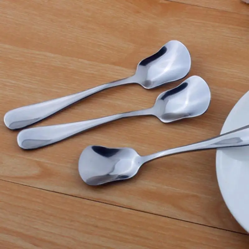 1pc Chic Stainless Steel Ice Cream Spoon small stainless steel