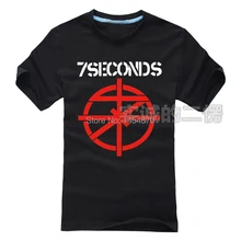 7 Второй панк-рок-группа 3D логотип бренд футболка высокое качество элементы фитнес Хардрок тяжелых металлов хлопок