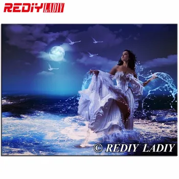 

5D Diy Full Square Diamond Painting Dreamy Angel Picture Of Rhinestones Handicraft Needlework Kits Home Decor Diamond Embroidery