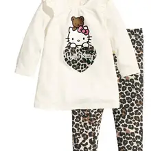 Комплект пижамы с героями мультфильмов для маленьких мальчиков и девочек, домашняя одежда с длинными рукавами для девочек персональный костюм для сна на весну и осень, P059