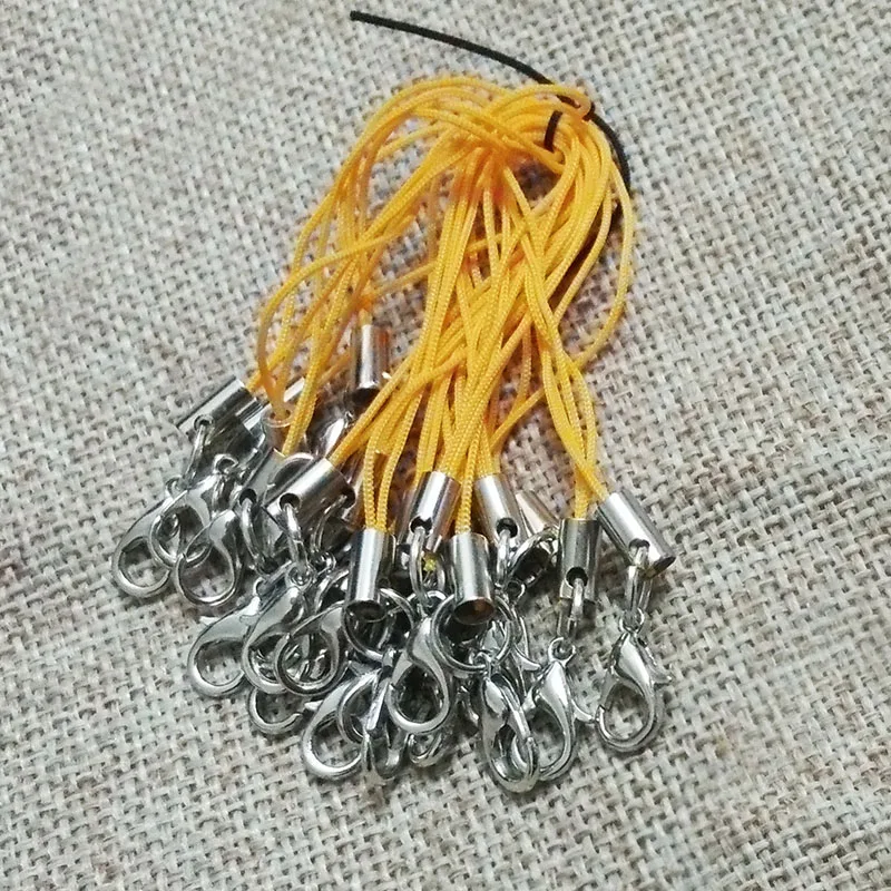 yellow bag charms accessories mobile Lariat Lanyard straps lobster
