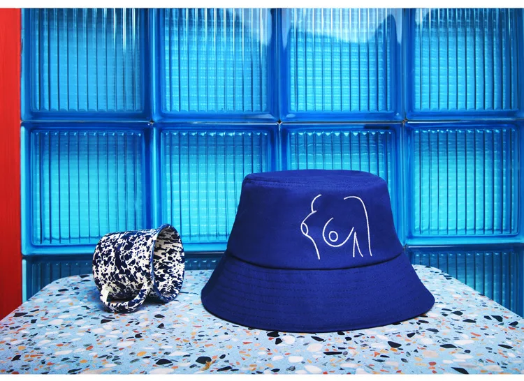 Парусиновая вышитая Рыбацкая шляпа, Панама, рыбацкие шляпы для мужчин и женщин, наружная летняя уличная хип-хоп Танцевальная хлопковая Панама, городская шляпа