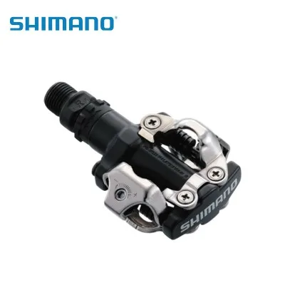 Shimano PD M520 бесклипсовый MTB горный велосипед педали с шипами черный/белый/серебристый - Цвет: Черный