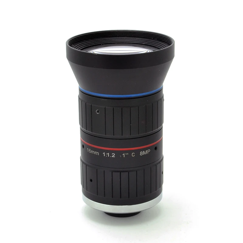 SMTSEC 16mm C Mount Lens 4K 8MP F1.2 Professional 1" CCTV Lens