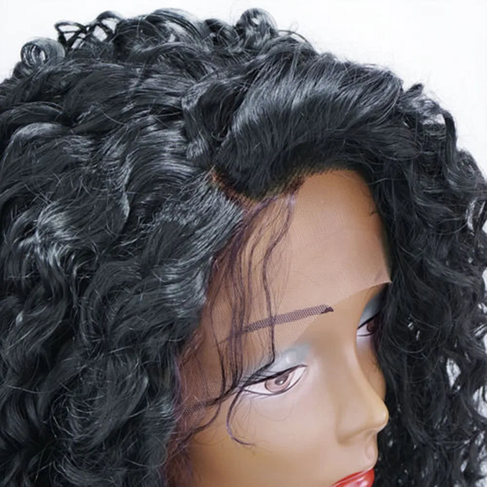 

Hair Care Wig Stands Charming Long Full Curly Wig Wavy Hair Brown Natural Women's Fashion Black 60 cm Oct24