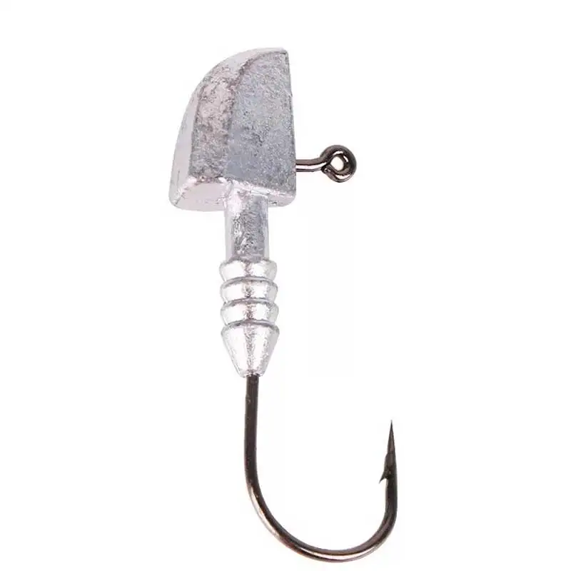 5Pcs/lot 4g 14g Head Hooks Lead Head Lure Hook Jig Head Multicolor