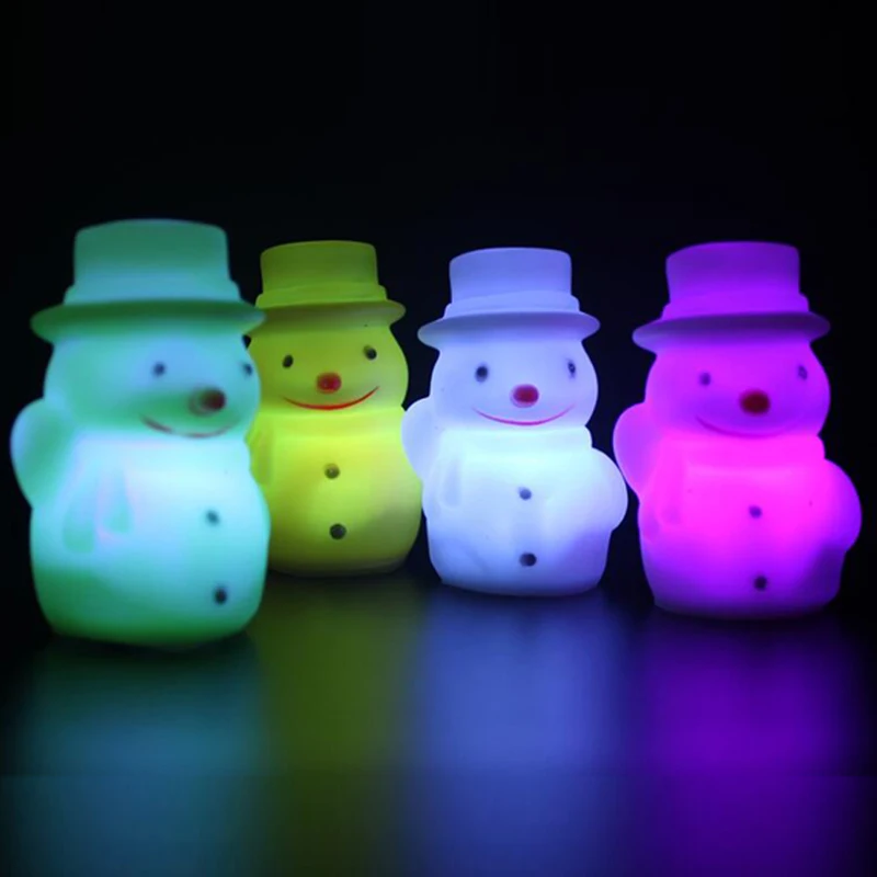 Night Light Santa Claus light Home Bedroom Desktop Changing Colors Lovely Fox Shape LED Night Light Decoration Bedside Lamp (3)