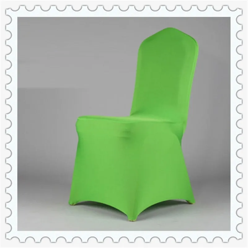 Free Shipping 100 Premium apple green Spandex lycra chair coverin