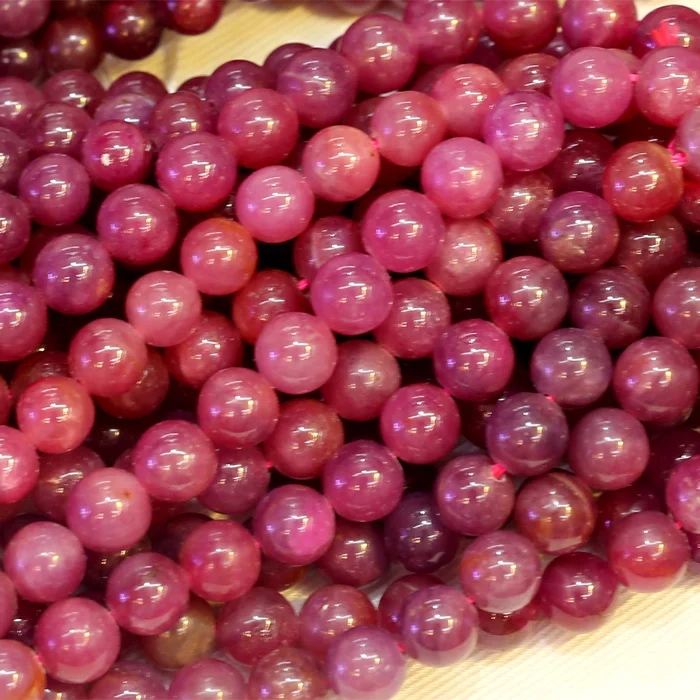 ruby stone beads