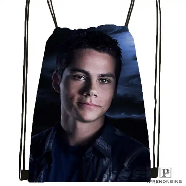 Custom Dylan O brien 01 Drawstring Backpack Bag Cute Daypack Kids Satchel Black Back 31x40cm 180611