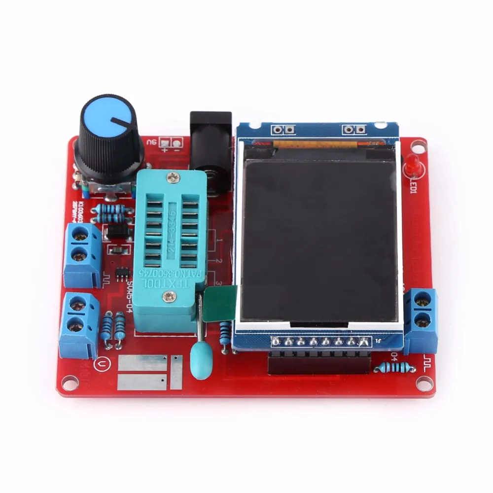 

GM328 Transistor Tester ESR Meter Square Wave Signal Generator Diode Capacitance Display Module LCR Tester