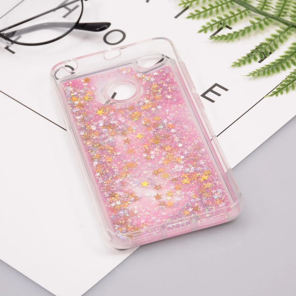 Reaoom for Xiaomi Redmi 4X Case Glitter Dynamic Liquid Colorful Star Quicksand Cute Bottle Unicorn Cover for Xiaomi Redmi 4x     (6)