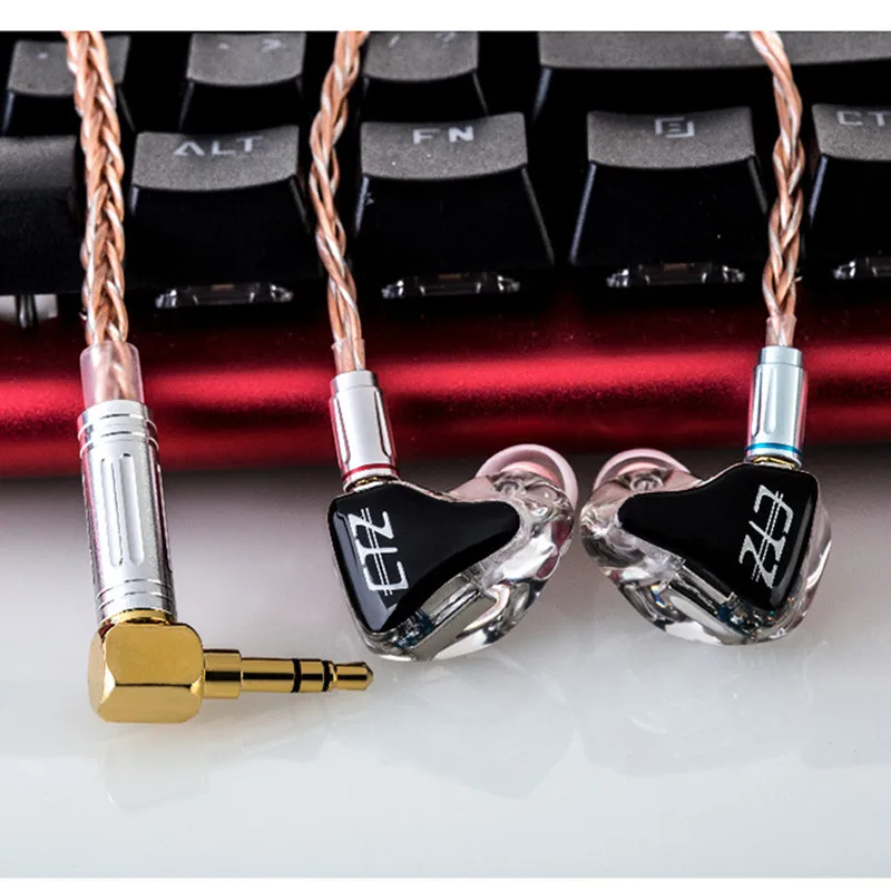 

CTZ 2BA/3BA/5BA In-Ear Resin Earphone Armature Driver Units HiFi Headset ,MMCX Metal Cable Connectors for Iphone 5 6 7 8 Xiaomi