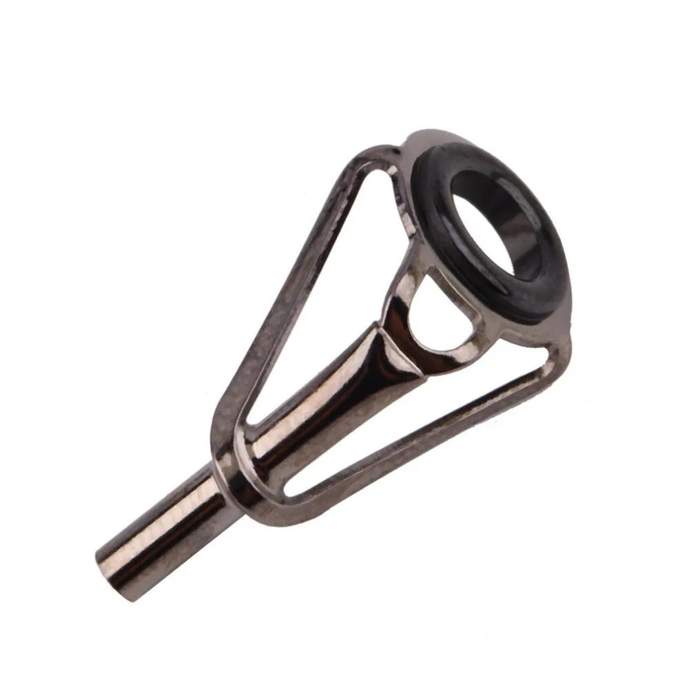 

7 pcs Vintage Oval Fishing Tips Rod Guides Ring Stainless Pole Repair Kit