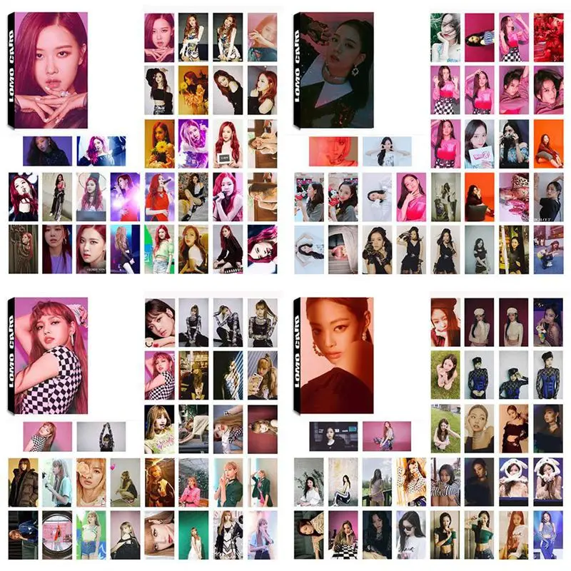 KPOP BLACKPINK альбом самодельный бумага ЛОМО карта фото карты плакат HD Photocard 30 шт./компл. вентиляторы коллекция