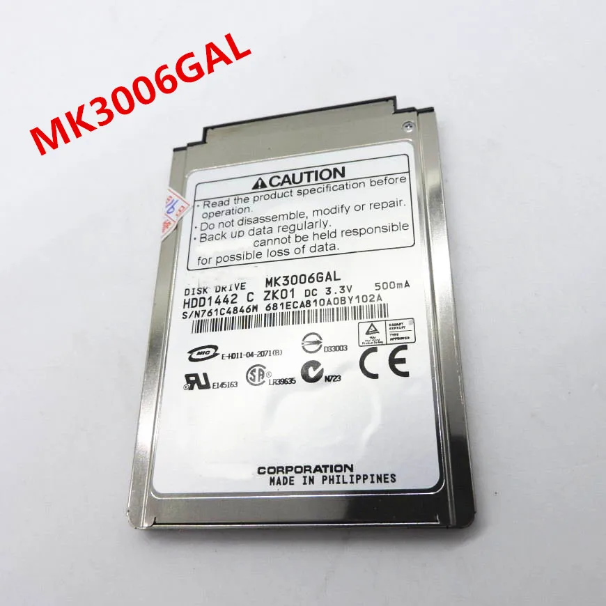 1 8 &quot30GB CF/PATA MK3006GAL жесткий диск для ноутбука pod Замена MK2004GAL MK4007GAL | Электроника