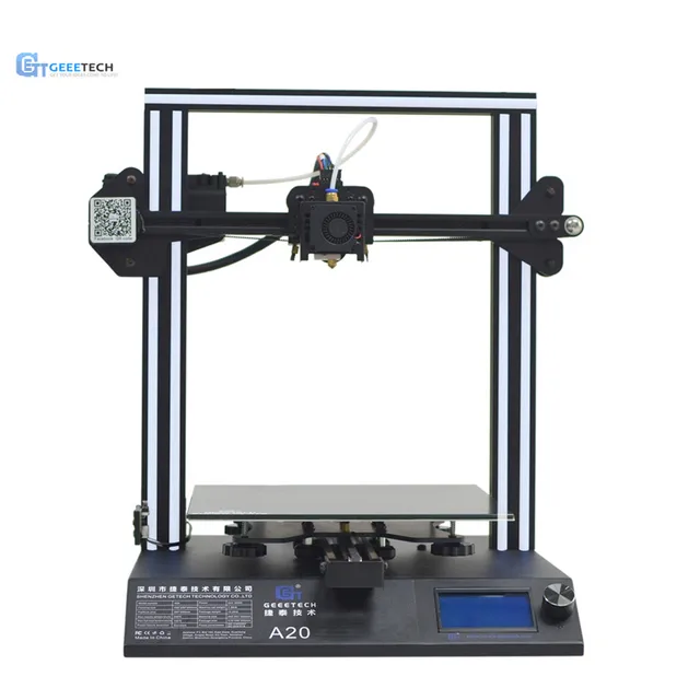 Best Price Geeetech A20 DIY 3d Printer High Accuracy Fast Assembly With GT2560 Board Aluminum Profile Frame Break-Resuming Capability Best Price Geeetech A20 DIY 3d Printer High Accuracy Fast Assembly With GT2560 Board Aluminum Profile Frame Break-Resuming Capability