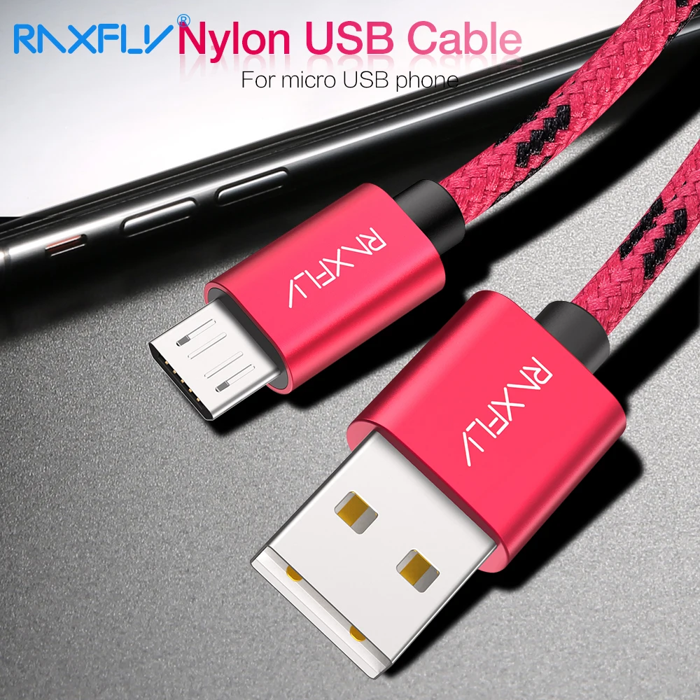 USB кабель RAXFLY Type C для зарядки iPhone Samsung S9 передачи данных с Micro Litghting 1 м 2 Xiaomi Redmi Note