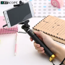 Antscope Wired Mini Selfie Stick With Button Wired Silicone Handle Monopod Universal For iPhone Android Huawei Selfie Sticks 30 цена Antscope Wired Mini Selfie Stick With Button Wired Silicone Handle Monopod Universal For iPhone Android Huawei Selfie Sticks 30 цены онлайн