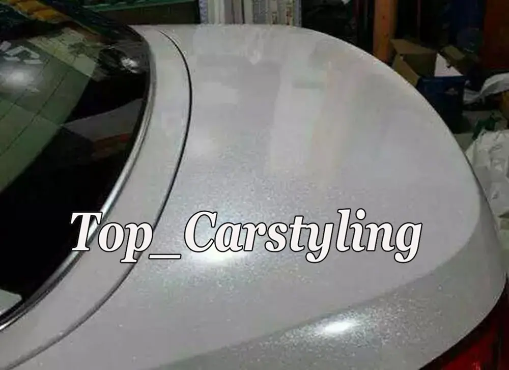 gloss metallic black white car wrapping pearl sparkle wrap foil (9)