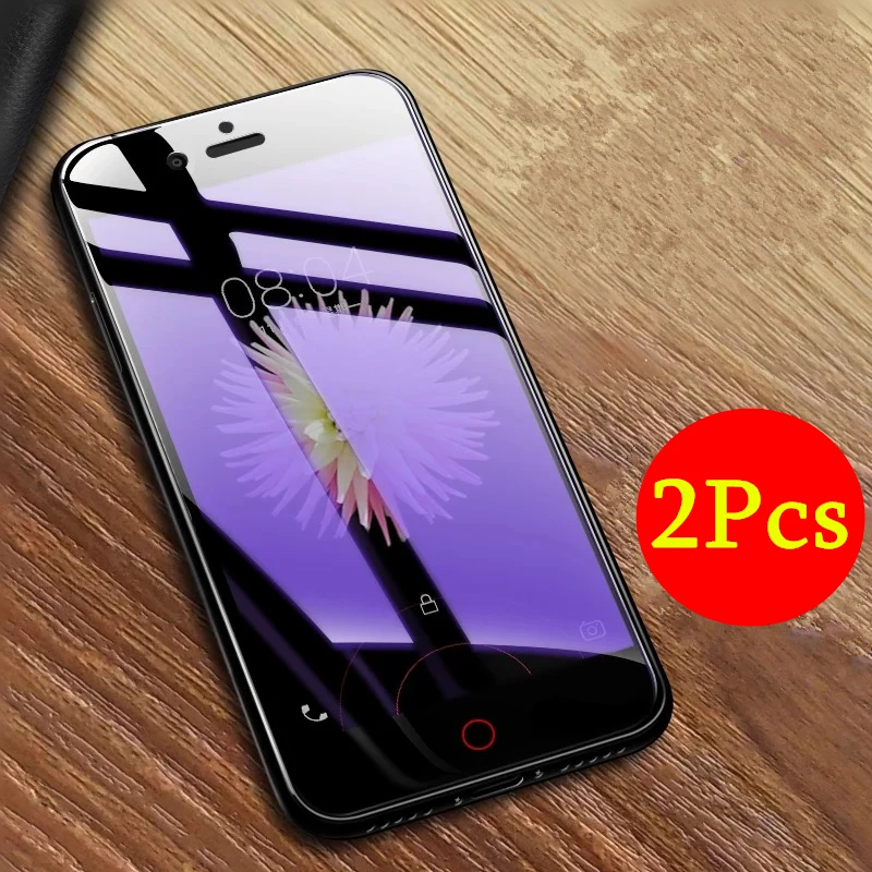 

2pcs/lot Full Tempered Glass For ZTE Nubia Z17 Mini 9H Glass Screen Protector For ZTE Nubia Z17 mini Anti Blu-ray Glass 5.2 inch