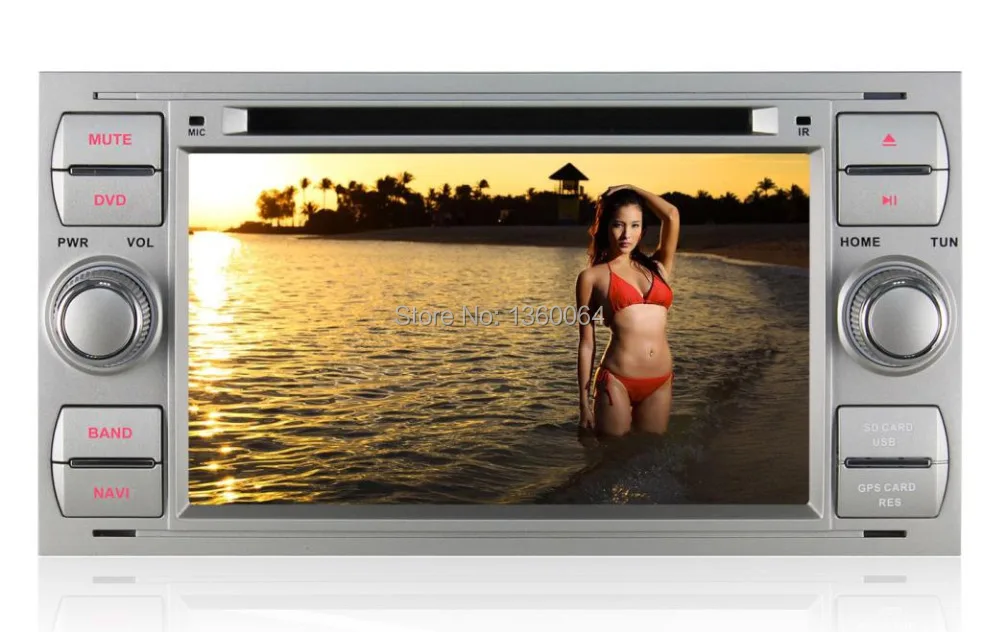 Discount 2 din Android 5.1.1 Car DVD GPS for Ford Focus S-max Transit Fiesta Galaxy Fusion Connect Headunit with 3G/WIFI Radio AUX IN/OUT 2
