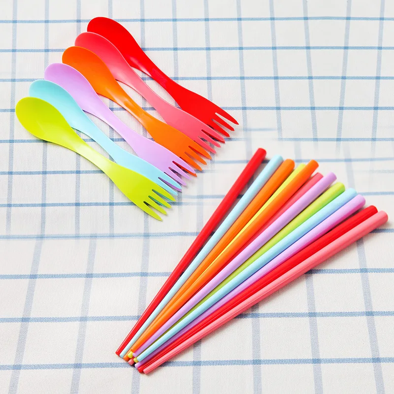12Pcs/Set Portable Outdoor Camping Tableware Set Non-toxic Picnic Barbecue Chopsticks Fork Spoon Dinnerware Set Travel Kit 12Pcs/Set Portable Outdoor Camping Tableware Set Non-toxic Picnic Barbecue Chopsticks Fork Spoon Dinnerware Set Travel Kit