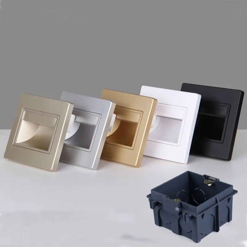 NEW Recessed Led Stair Light 1.5w Wall Lights In Step / aisle lamps