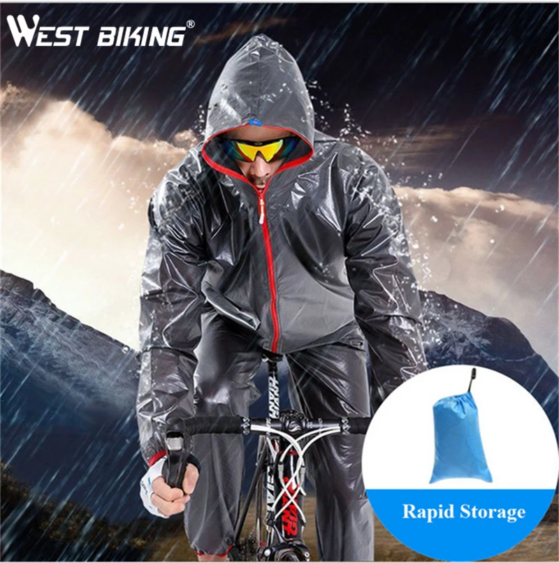 WEST BIKING велосипедный дождевик Bicicleta Велоспорт Джерси Водонепроницаемая