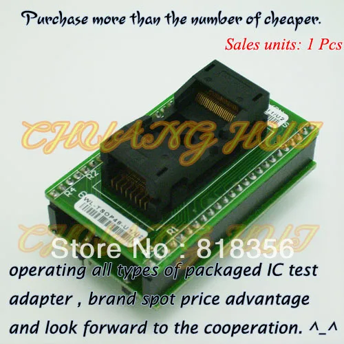 

WL-TSOP48-U1/U2 Adapter for Wellon Programmer Adapter TSOP48 Adapter IC Test Socket/IC Socket