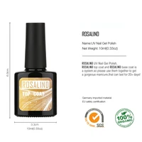 ROSALIND 10ML Long-Lasting Gel Lacquer For Nail Art Beauty Nail Manicure Soak-off Top Coat Need UV LED Lamp Cure 1