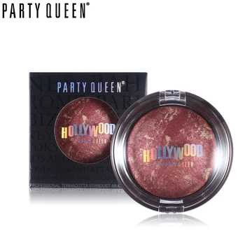 

Party Queen 14g Cheek Makeup Shimmer Baked Bronzer Blush Palette Makeup Silky Smooth Mineral Natural Cheek Color Bronzer Blusher