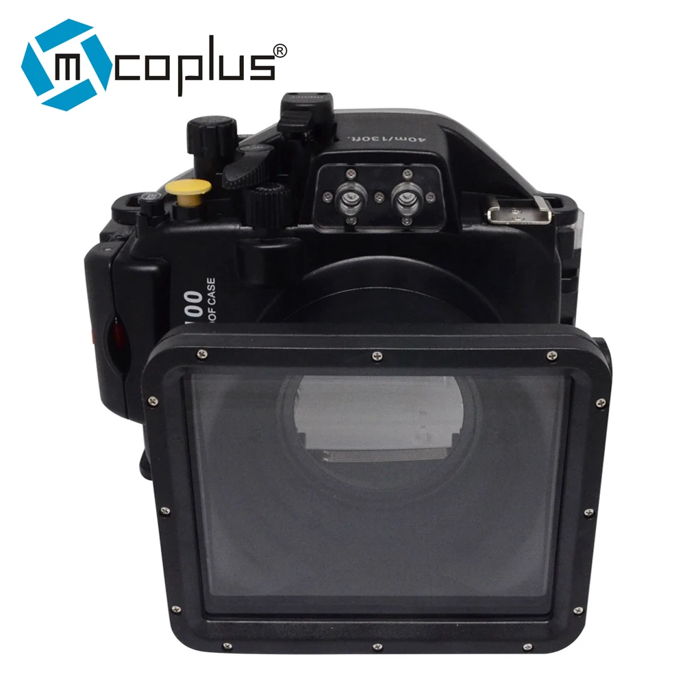 Mcoplus 40 м/130ft Водонепроницаемый Дайвинг чехол для Panasonic DMC-LX100 с точным зуммер оборудования и 1/4 разъем для штатива
