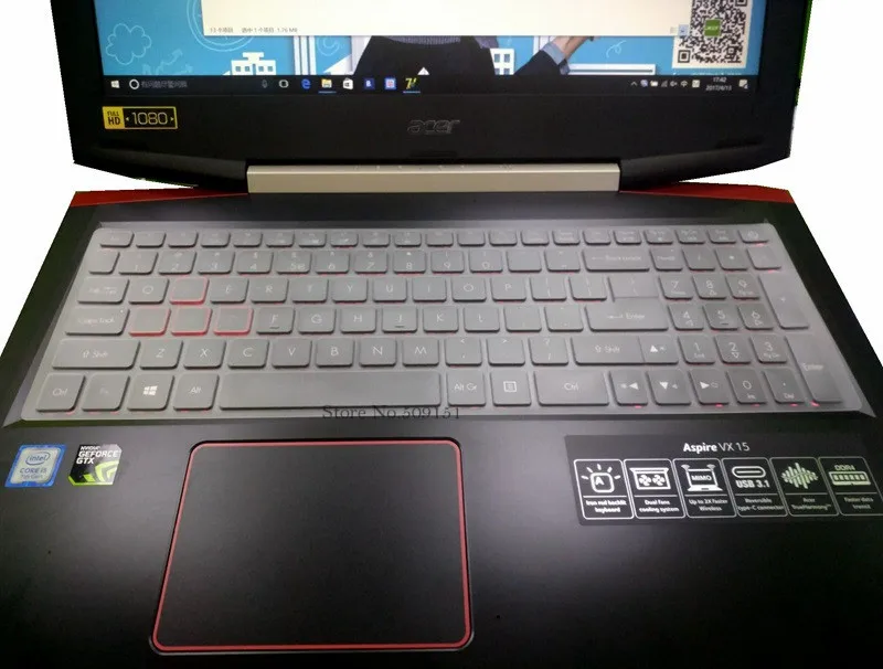 ТПУ защитный чехол для клавиатуры для 15," acer Predator Helios 300 игровой ноутбук Nitro 5 AN515-51 AN515-52 серия