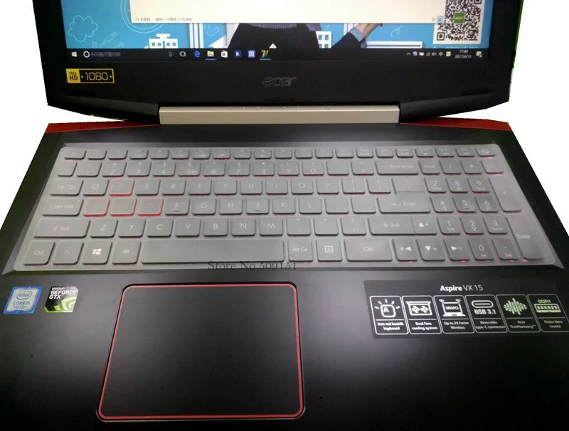 Защитный чехол для клавиатуры из ТПУ Защитная пленка игрового ноутбука Acer Predator