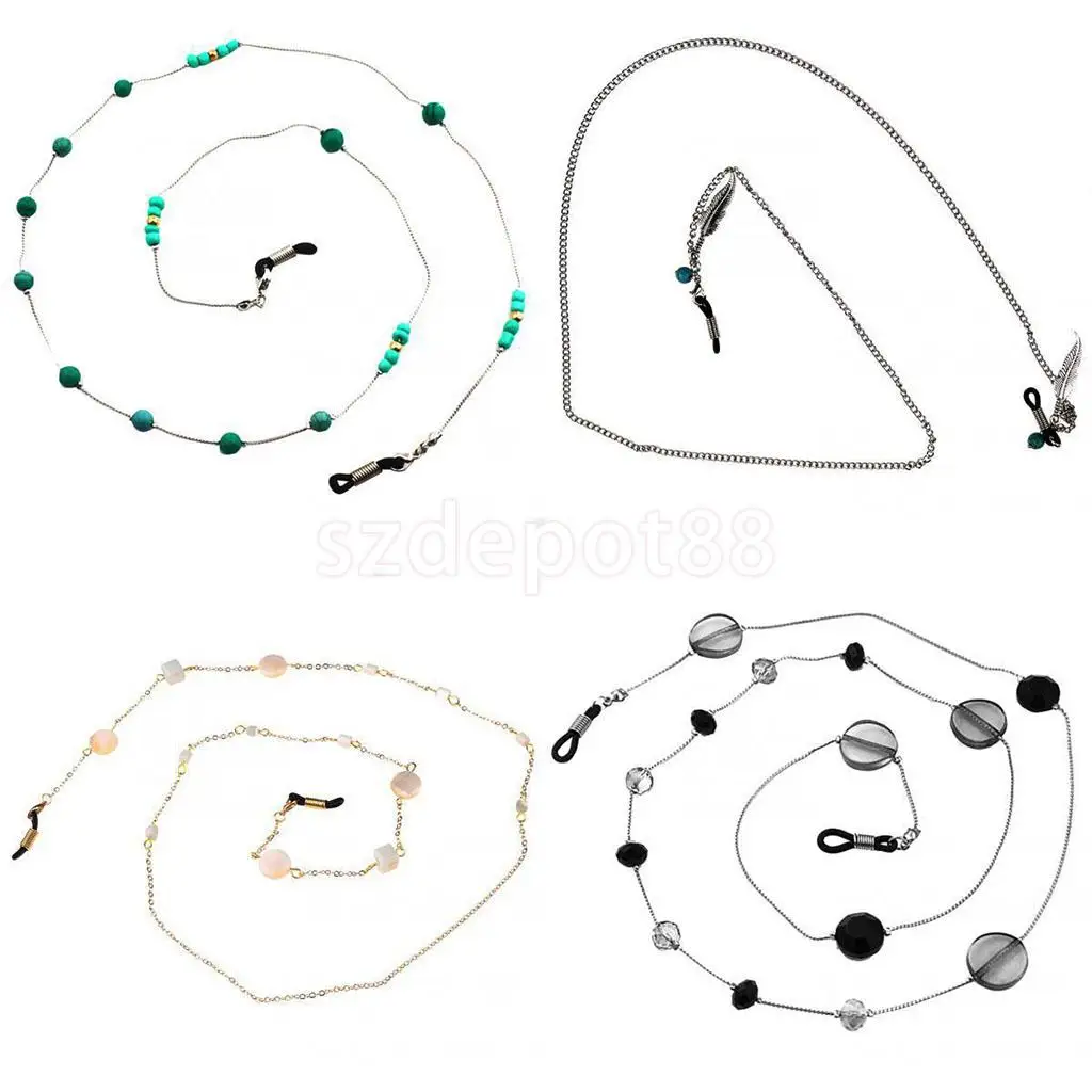 

Vintage Eyeglass Necklace Exquisite Delicate Sunglasses Spectacles Chain Cord Holder