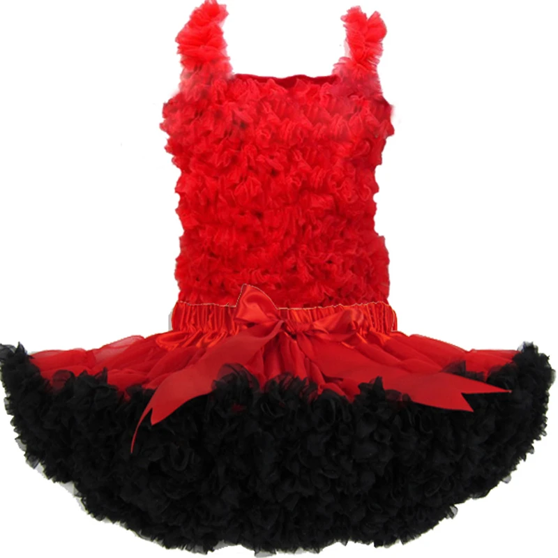 

Buenos Ninos Children Chiffon Tutu Pettiskirt Suit Girl's Party Dance Skirt Set