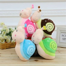 Cute Snail Plush Toys Small Pendant Kids Toy Baby Gift Home Decoration Cushion