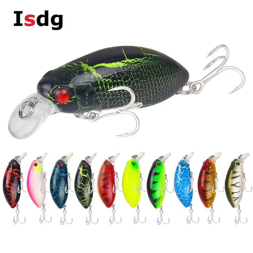 Isdg Minnow рыболовная приманка Canks Wobbler Crankbait 11 1 г 60 мм Isca искусственная рыба 3D глаза