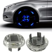 2015 New 4 Modes 12 LED Car Auto Solar Energy Flash Wheel Tire Rim Light Lamp Decoration 1999-2013