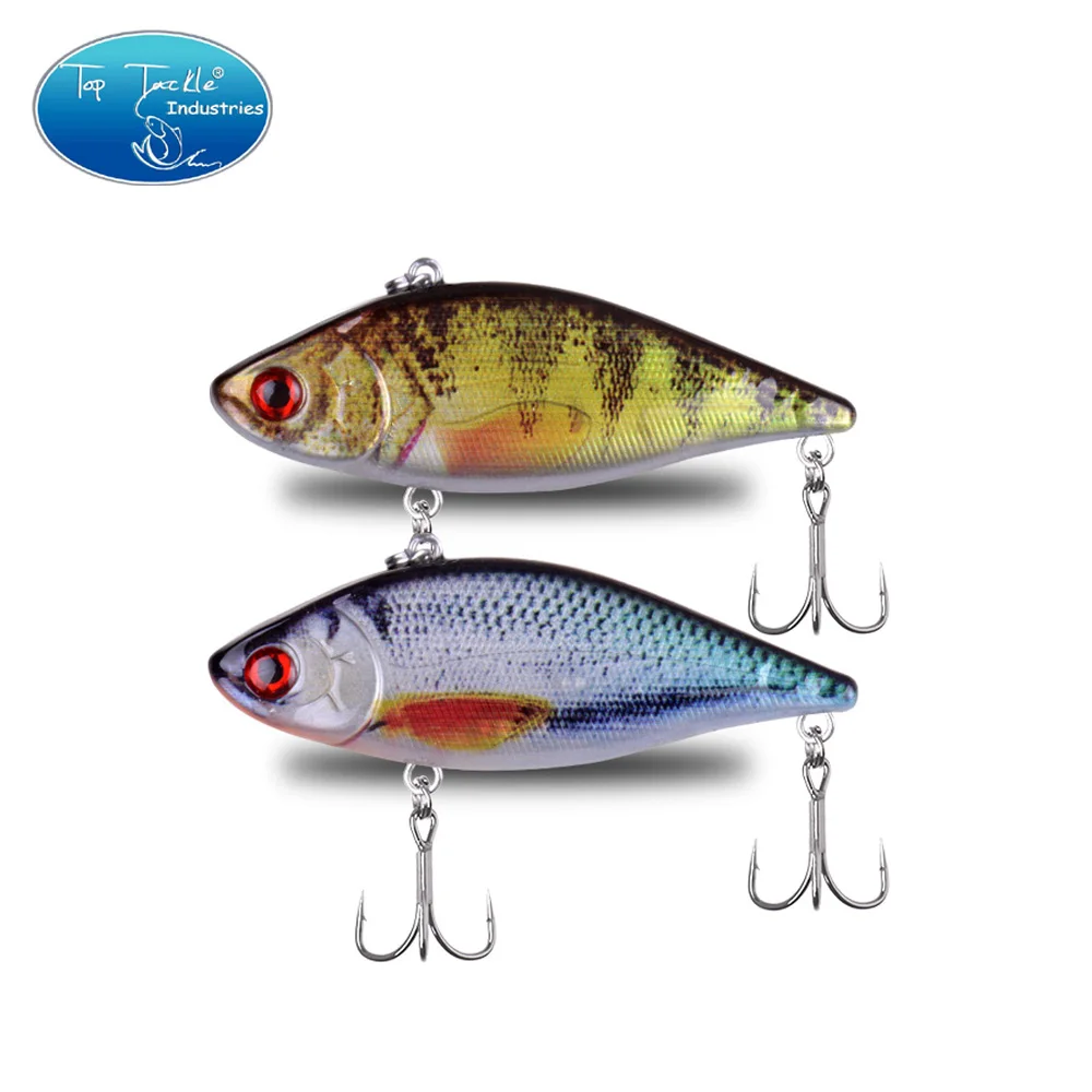 

CFLURE 7.5cm 23g 1PC Plastic Hard Bait Rattle VIB Fishing Lure Wobblers Vibration 20Colors Fishing Tackle