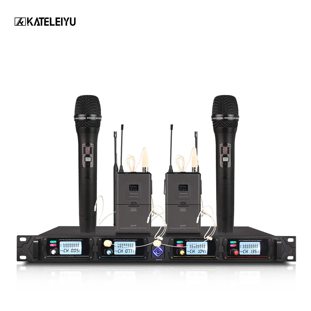 Беспроводная микрофонная система 8000GT Профессиональный UHF канал динамический
